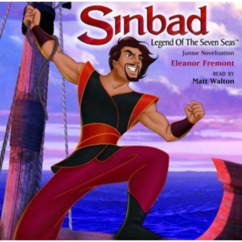 Sinbad Legend of the Seven Seas by Eleanor Fremont 2 cd audiobook Junior Level